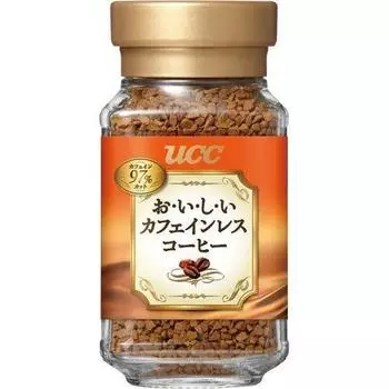 UCC delicious decaffeinated coffee jar 45g x 3