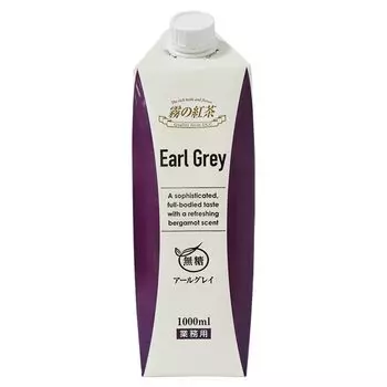 UCC Fog Tea Earl Grey Unsweetened 1000 мл бумажная упаковка x 12 шт.