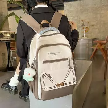 Учащиеся младших классов средней школы Учащиеся старших классов Компьютерный рюкзак большой емкости розовый