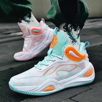 Учащиеся средней школы китайского языка 7 баскетбольных кроссовок 8 мальчиков 9 спортивных кроссовок для 15-летних подростков с цементным покрытием 35