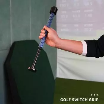Учебная ручка для гольфа из алюминиевого сплава, тренажер для правого качания, ручка для клюшки, инструмент для тренировки качелей для гольфа для начинающих, аксессуары для гольфа