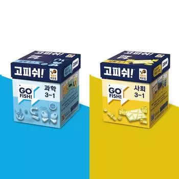 Учебник «Go Fish» Игровые науки Социальные исследования Набор для 3-го класса 1-го семестра Послешкольное обучение, связанное с учебной программой, популярная корейская образовательная игра