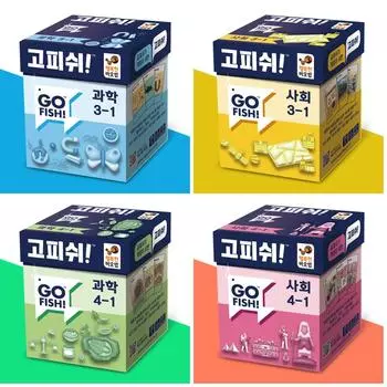 Учебник «Go Fish» Наука об играх, социальных науках, связанная с учебной программой, послешкольное обучение, популярная корейская образовательная игра