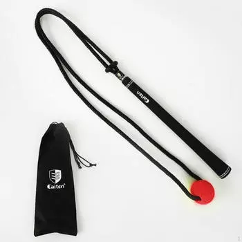 Учебное пособие по свингу для гольфа, эластичная веревка, удобная ручка, разминка, тренировка Red Ball