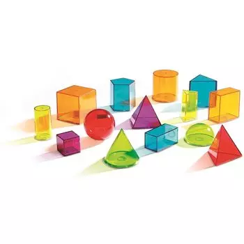 Учебные материалы Геометрические тела Прозрачные твердые тела LER 4331 Вид-сквозь(р)