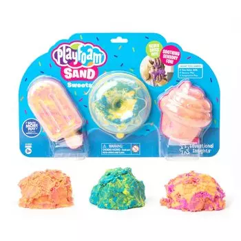 Учебные материалы Play Foam Sand Sweets Clay Sand Play Feeling Play EI2234 Оригинальный продукт
