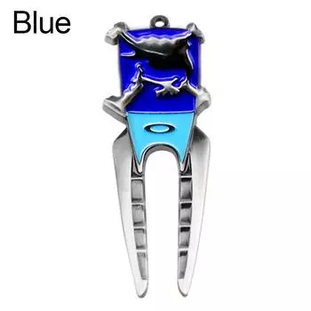 Учебные пособия, инструмент для ремонта поля из цинкового сплава, инструмент для ухода за газоном, вилка для гольфа Divot, зубцы