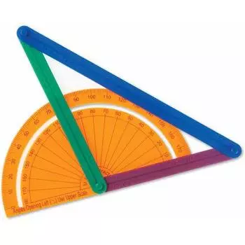 Учебные ресурсы Учебные материалы по математике AngLegs Mini Pack LER3665 Оригинальный продукт, позволяющий создавать фигуры и измерять углы