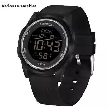 Ученики младших классов Ученики младших классов Водонепроницаемые спортивные электронные часы Многофункциональные светящиеся электронные часы