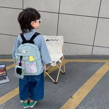 Ученики начальной школы милый школьный рюкзак мультфильм детский веселый детский рюкзак новый кампус свежий и милый рюкзак мужчины и женщины жёлтый