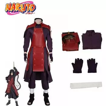 Uchiha Madara Naruto Cosplay Costume Halloween Carnival Suit Outfit Party Xmas S