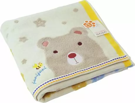 UCHINO Bath Towel Ivory Bear 60 x 120cm Mochipuni 9018B704 I Approx.