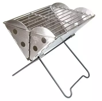 Uco Outdoor Camping Bonfire Stand Mini Flat Pack Portable Grill Fire Pit с эксклюзивным чехлом для хранения, японский 27172 и [оригинальный продукт]
