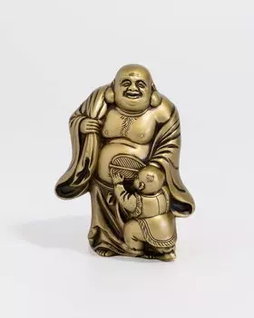 Удача Семь Богов Счастья Одежды Шелковисто-Золотой Буддийский Хидеун Макита Статуя Будды Украшение Такаока Медная посуда Скульптор Прототип_Кобики (Хотей 7F) золотой