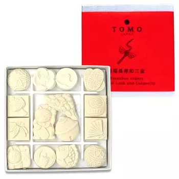 Удачи и долголетия Wasanbon TOMO Wasanbon Сахарные сухие сладости Подарок на шестидесятилетие Сладости в японском стиле Подарочный ассортимент Популярные сладости Спасибо