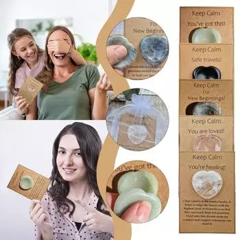 Удачи и поддержки Кристальный подарок Поздравительная открытка Подарочная карта на день рождения