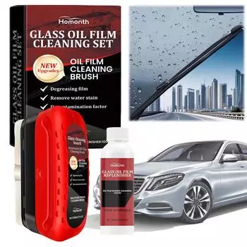 Удаление масляной пленки со стекол автомобиля с помощью сменного ершика для очистки от дождя Средство для удаления масляной пленки со стекол автомобиля Средство для очистки стекол автомобиля CHINA