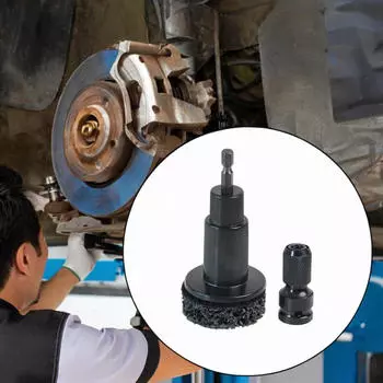 Удаление ржавчины Инструмент для ухода за ступицей колеса Аксессуар для чистки электрической дрелью 1 Head
