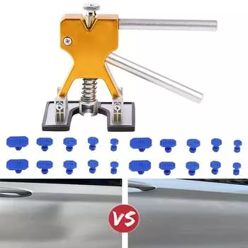 Удаление вмятин на автомобиле, съемник вмятин, наборы инструментов для ремонта кузова автомобиля, средство для удаления вмятин на кузове автомобиля 1 puller with 20 tabs