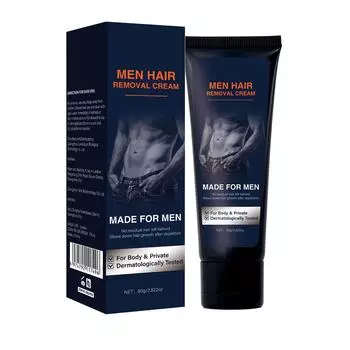 Удаление волос на лице, удаление волос для женщин, удаление волос на теле, депиляция для лица, рук, ног и бикини, бальзам для удаления волос, скребок для волос 80 г синий