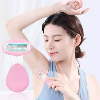 Удаление волос Портативный ручной подмышечный бритье Удаление волос полный день рождения нож, нож, нож, унисекс, маленький, легкий, подарок,