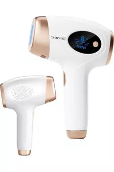 Удаление волос Sarlisi Безболезненное удаление волос Новое автоматическое 9 Применимо ко всему VIO Home IPL Light Удаление волос Удаление волос на бороде Sarlisi White белый