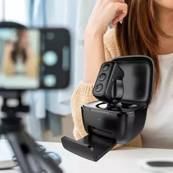 Удаленная прокрутка Кольца Аксессуары Подарки Водонепроницаемый Многофункциональный Автоматический просмотр страниц Носимые чёрный