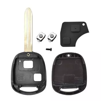 Удаленный автомобильный ключ для Toyota Yaris Prado Tarago Camry Corolla, чехол для ключей, кнопочные переключатели чёрный