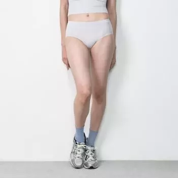 Удалить бесшовные простые трусики 2цвета (Кожа/Синий) Skin S