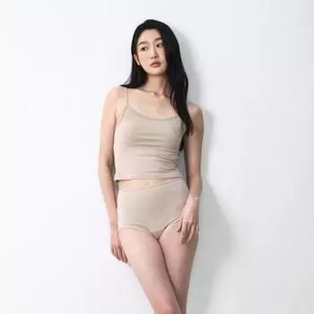 Удалить Granny Wear Taupe Beige (Верх/Высокая талия/Средняя талия Выберите 1) High waist panties L