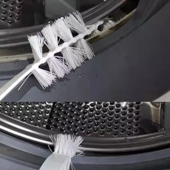 Удалить Mycete Простая операция Rolling Washing Machine Cleaning Brush Cleaner Инструмент для очистки внутреннего цилиндра барабана белый