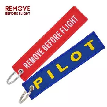 Удалить перед полетом 2 шт./компл. пилотный экипаж авиационный брелок для ключей для мотоцикла автомобиля 2pcs