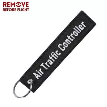 Удалить перед полетом брелок для ключей авиадиспетчера брелок для ключей для авиации чёрный
