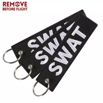 Удалить перед полетом мотоциклы крутой брелок для ключей брелок SWAT для полицейских мужчин 3 шт./компл. 3pcs