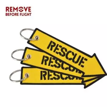 Удалить перед полетом желтый спасательный брелок для автомобиля, мотоцикла, модные украшения унисекс жёлтый