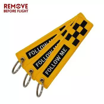Удалите перед полетом бирку безопасности FOLLOW ME брелок ювелирные изделия авиационные подарки 3 шт./лот One Size