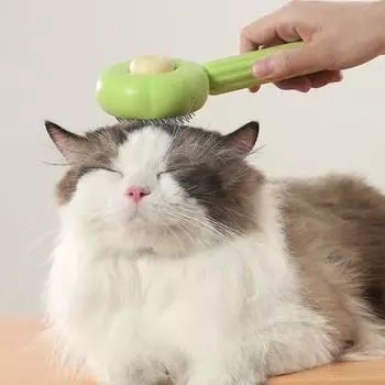 Удаляет подшерсток Расческа для домашних животных Sunflower Удобная для кошек и собак Средство для удаления шерсти Удаление волос зелёный