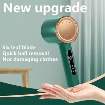 Удаляющий катышки для одежды USB Электрический перезаряжаемый триммер для волос Fuzz Clothes Fabric Sweat зелёный