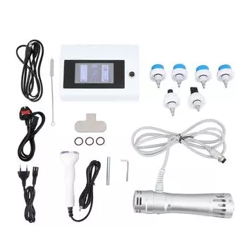 Массажный аппарат 2 в 1 для коррекции позвоночника, оздоровления кожи, массажное устройство с серебряной ручкой 110? EU Plug