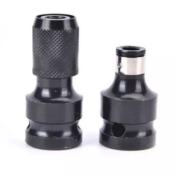 Ударный адаптер, шестигранный ключ с храповым механизмом, набор торцевых гаечных ключей, преобразователь привода 12*38*23mm чёрный