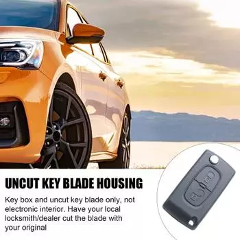 Ударный чехол для дистанционного ключа автомобиля, противоударный, простой, устойчивый к установке в автомобиле, складной корпус для ключей A