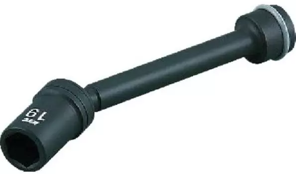 Ударный гайковерт Kyoto Machinery Tools с универсальным шарниром BP4L17JUP Размеры по 17 x Привод x Всего 194 мм 1 шт. (КТК) плоский угол 12.7