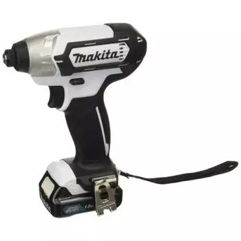 Ударный гайковерт Makita TD110 (10,8 В) белый крутящий момент 110 Нм 1,5 Ач аккумулятор/зарядное устройство в комплекте/мягкий чехол в комплекте TD110DSHSW