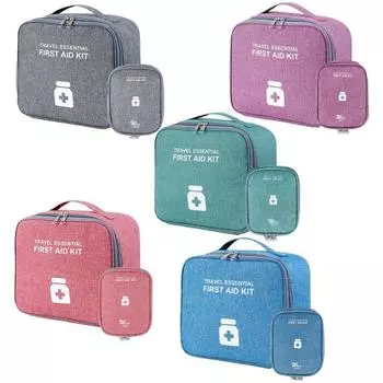 Ударопрочная сумка для экстренной помощи из водонепроницаемой ткани Оксфорд, сумка для закрытия ран и травм S фиолетовый