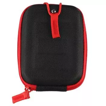 Ударопрочная сумка для гольф-дальномера Износостойкий чехол для гольф-дальномера Универсальный поясной чехол красный