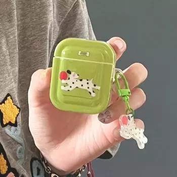 Ударопрочный беспроводной Bluetooth чехол для наушников с милой собакой, щенком Imd для Apple Airpod 1 2 Pro 3 2nd, зарядная коробка для ключей с мультяшным брелоком For Airpods Pro