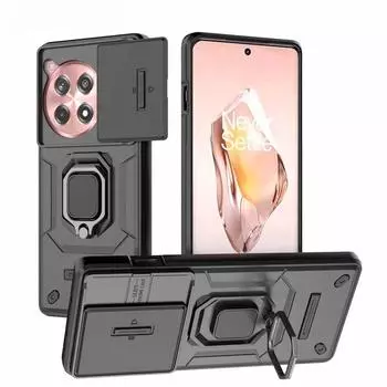 Ударопрочный чехол для Oneplus 11 12 11R 12R слайдер держатель камеры задняя крышка телефона для OnePlus ACE 2 3V One plus Nord CE 3 Lite N30 Oneplus 11R чёрный