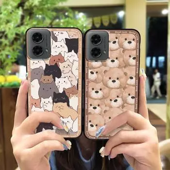 Ударопрочный чехол для телефона с рисунком для MOTO G 5G 2024, противоударный чехол, симпатичная задняя крышка, мягкий чехол, устойчивый к грязи, прочный ТПУ MOTO G 5G 2024