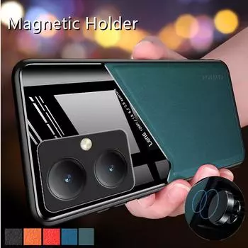 Ударопрочный чехол для Xiaomi Redmi 13C 12 5G 12C 10C A1 Plus 10A 9C 9A 8 8A защитный чехол с автомобильным магнитным держателем бизнес-полная защита чехол For Redmi 9A оранжевый