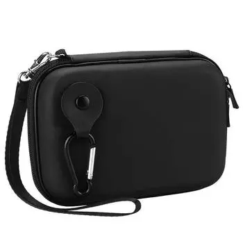 Ударопрочный чехол для жесткого диска EVA и внешнего аккумулятора с застежкой-молнией outer size: 11*14.5*4.5cm, inner size: 10*13*3cm чёрный